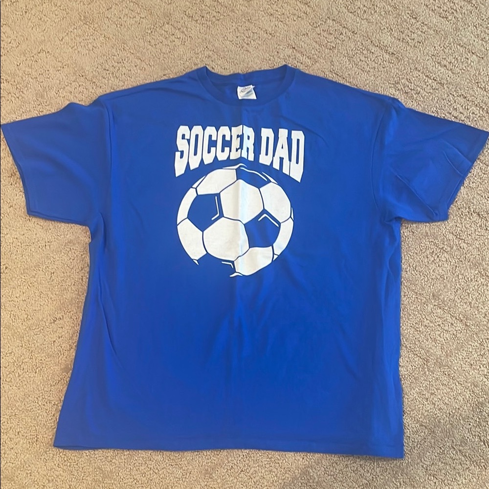 Blue Soccer Dad T-Shirt
